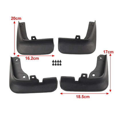 Mud Flaps Splash Guards for Mazda 3 Axela 5-Door Hatchback (2014–2018)