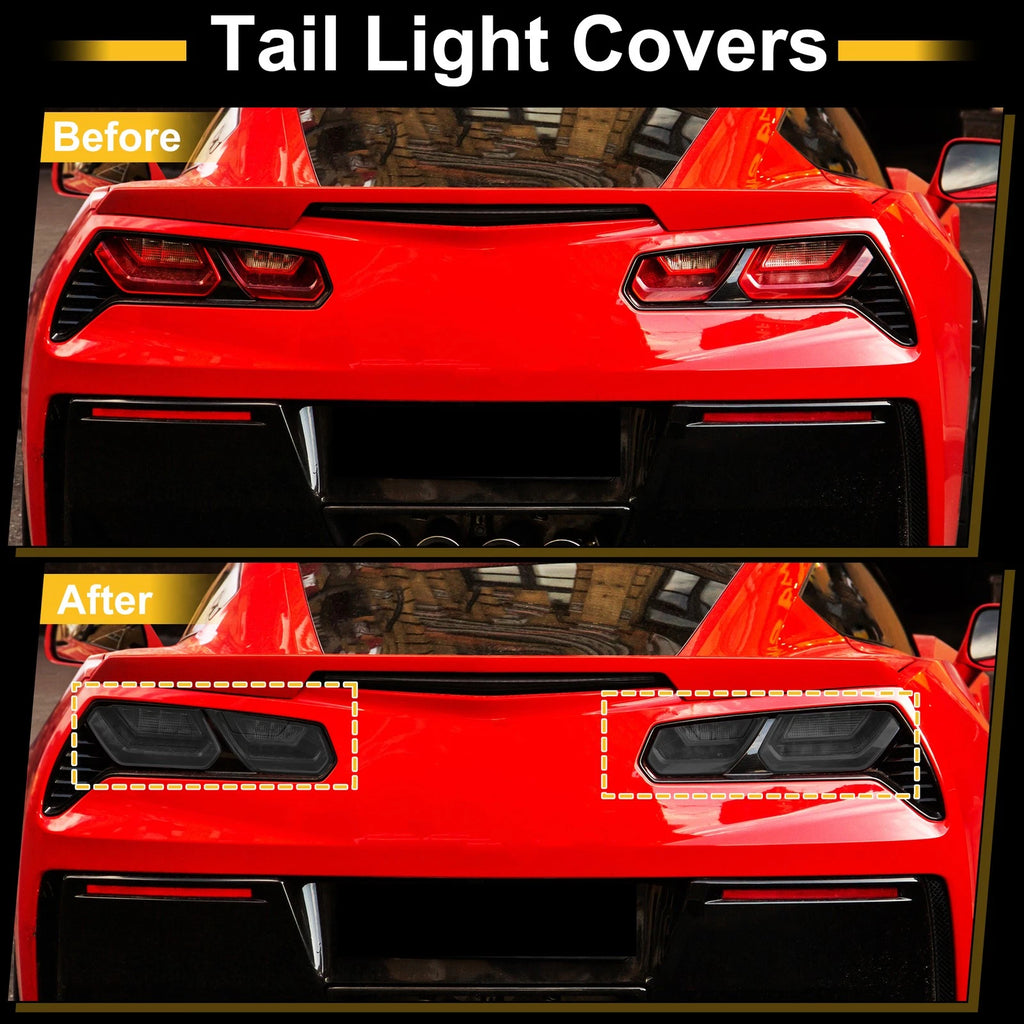 Tail Light Cover Trim for Chevrolet Corvette C7 (2014–2019)