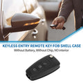 Keyless Entry Remote Key Shell Case for Ford Focus Kuga Fiesta Transit (2011–2023)