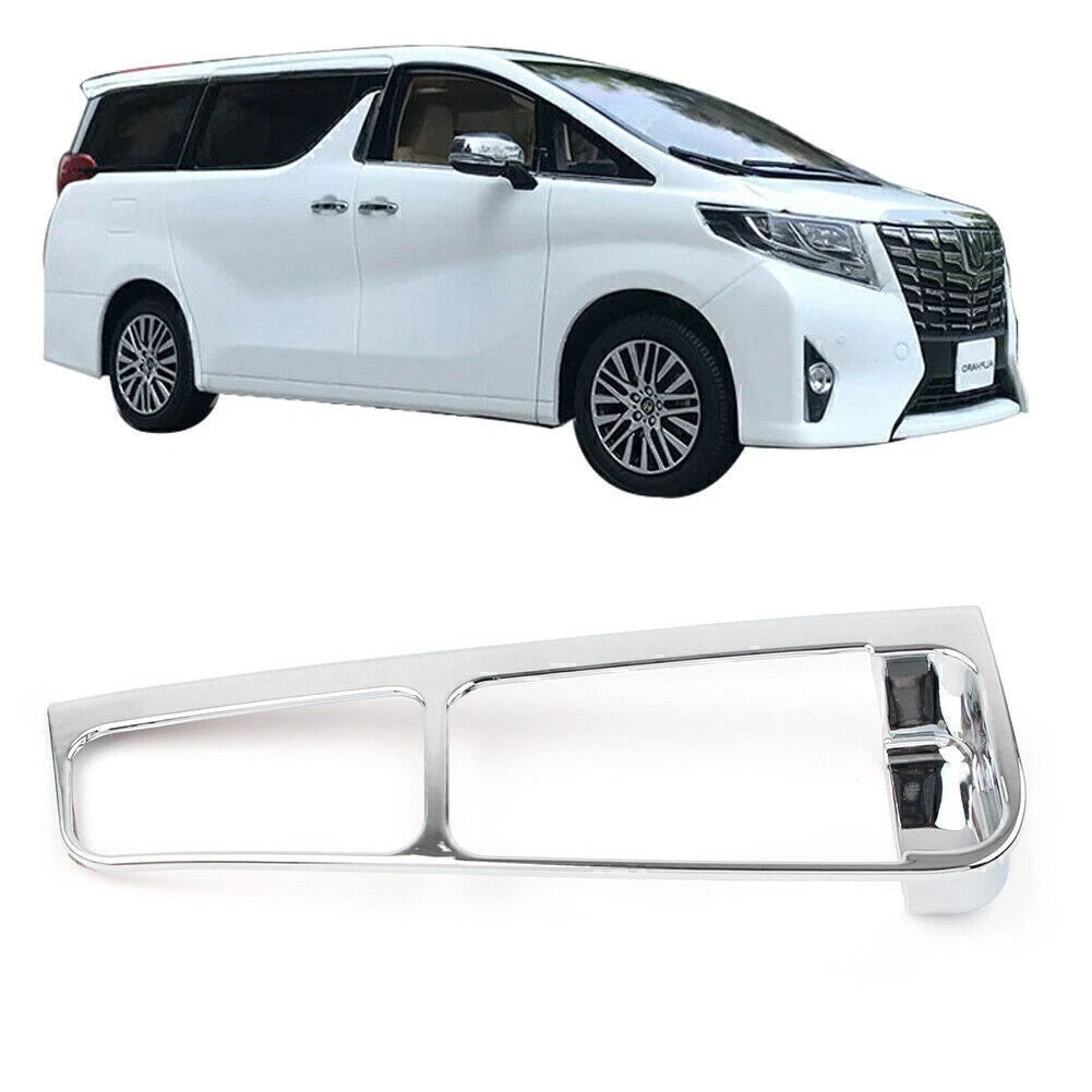 Electronic Handbrake Button Frame Cover Trim for Toyota Alphard (2016–2020) ABS Chrome