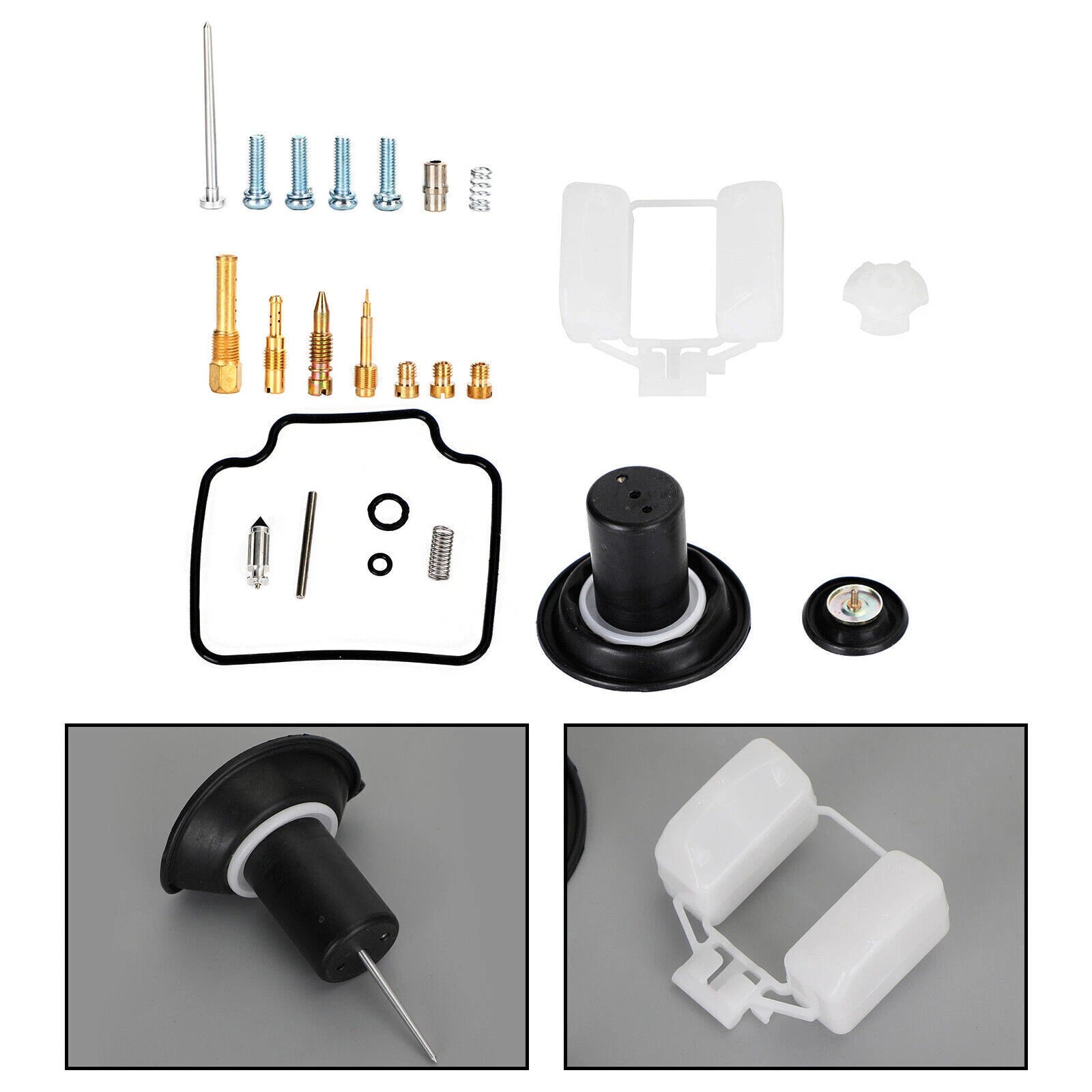 Carburetor Rebuild Kit for Honda CN/CH250 Helix/Fusion 250 (Big Ship22 U)