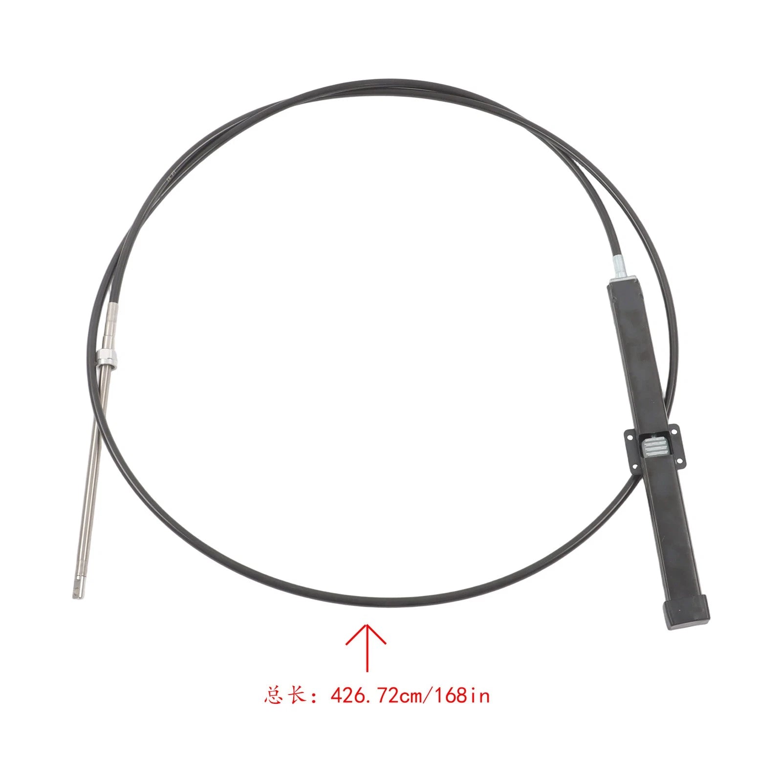 14 FT Back Mount Steering Cable Kit for Seastar Rack Steering (SS14114)