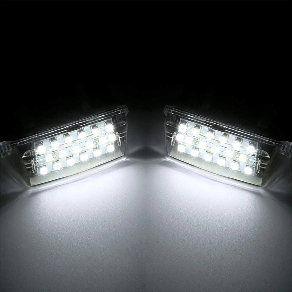 2X LED Rear License Plate Light Kit for Toyota Camry (2012–2016) 6000K