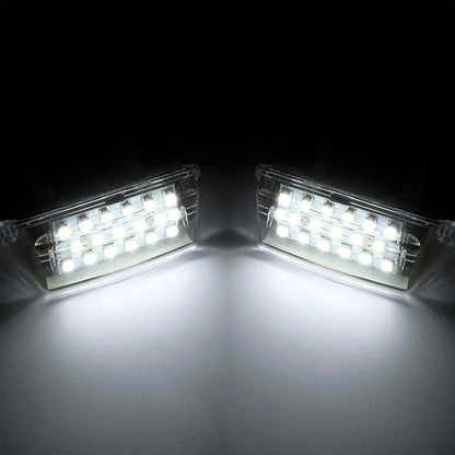 2X LED Rear License Plate Light Kit for Toyota Camry (2012–2016) 6000K