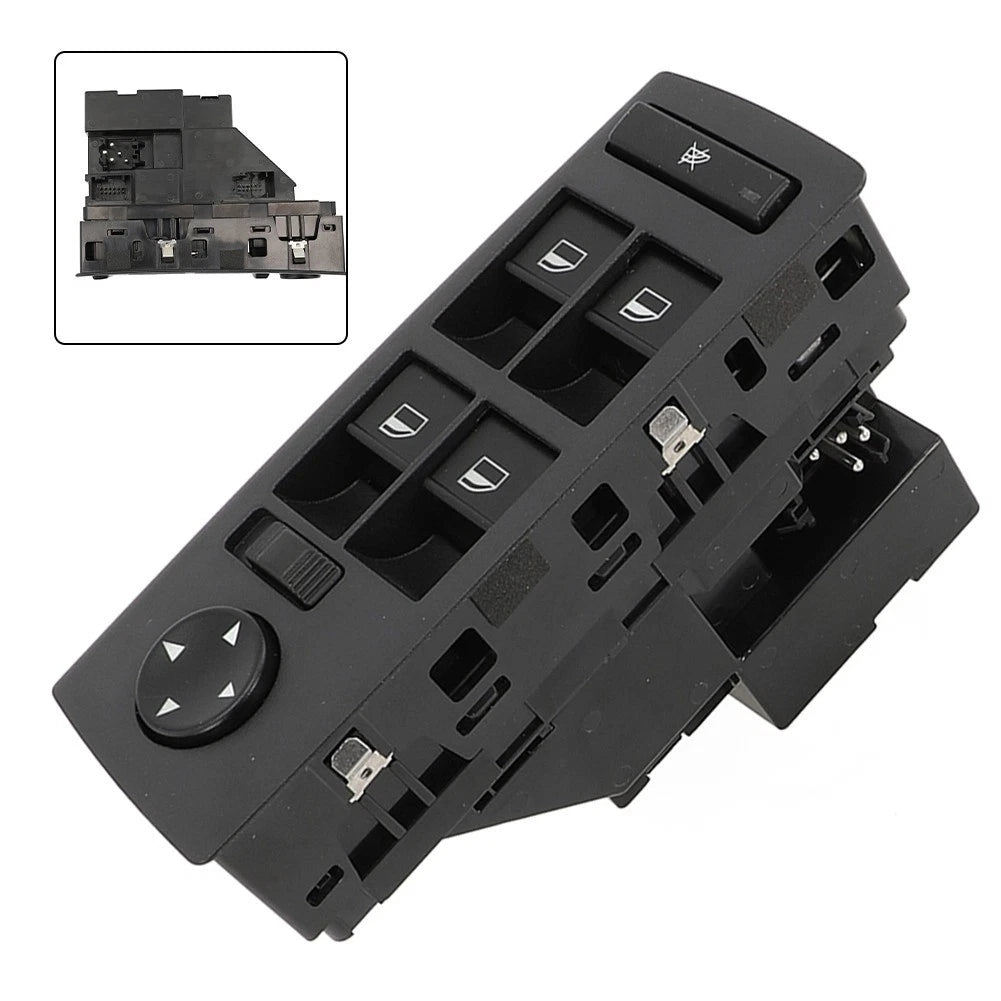 Window Lift Switch for BMW (Black, Driver Side)