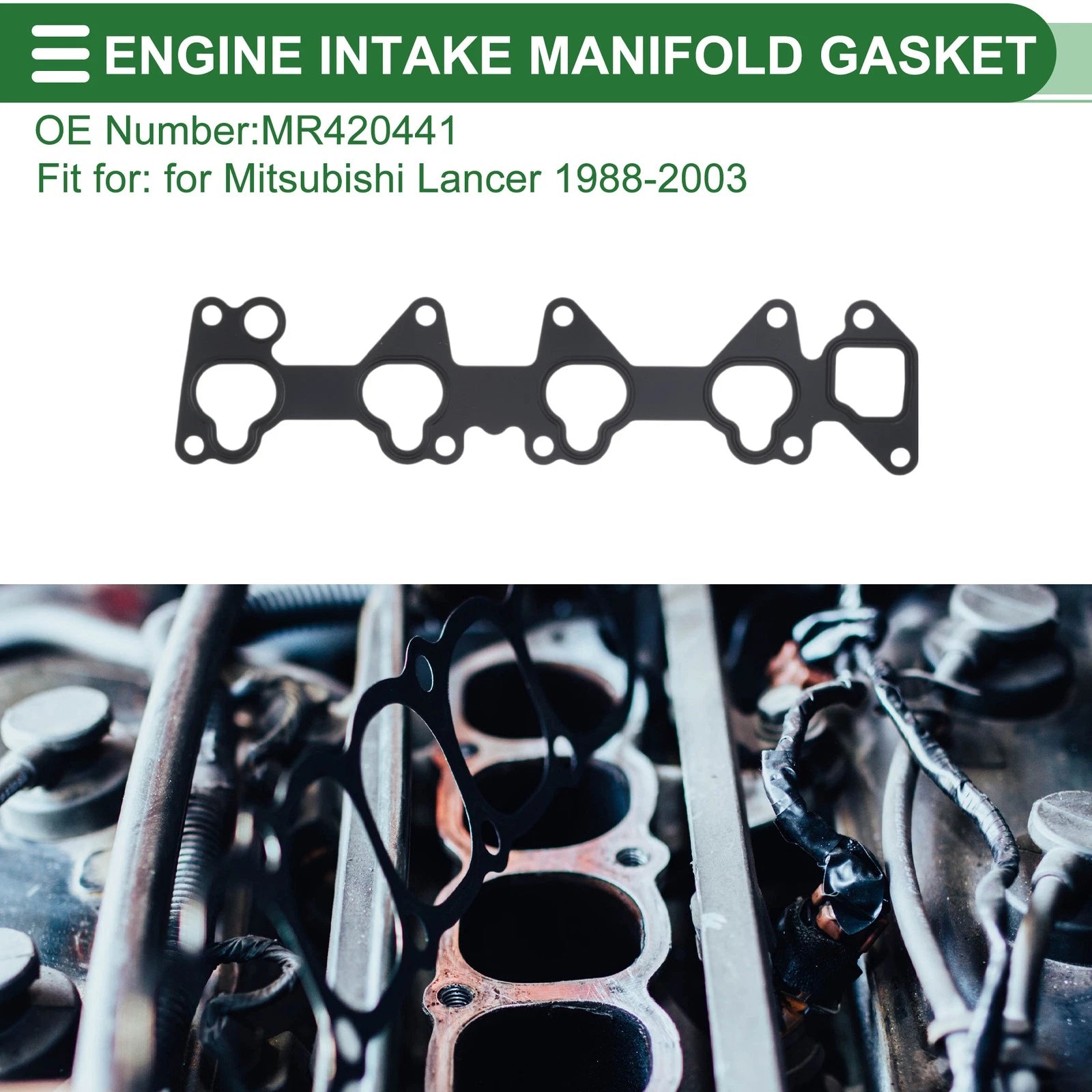 Engine Intake Manifold Gasket Replacement for Mitsubishi Lancer (1988–2003)