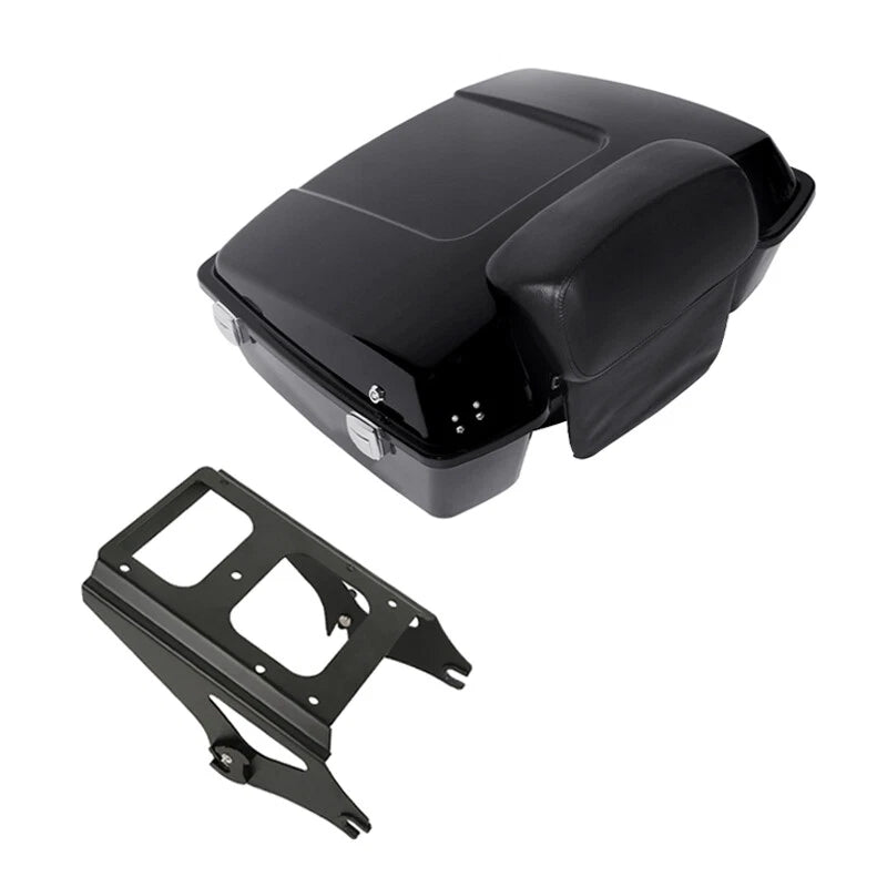 Chopped Trunk Backrest Mounting Rack for Harley Touring Road King (2009–2013)