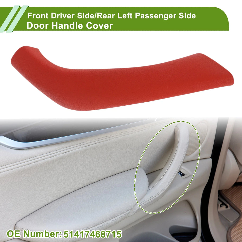 Door Panel Handle Pull Trim Cover Replacement for BMW X1 F48 F49 (2015–2020)