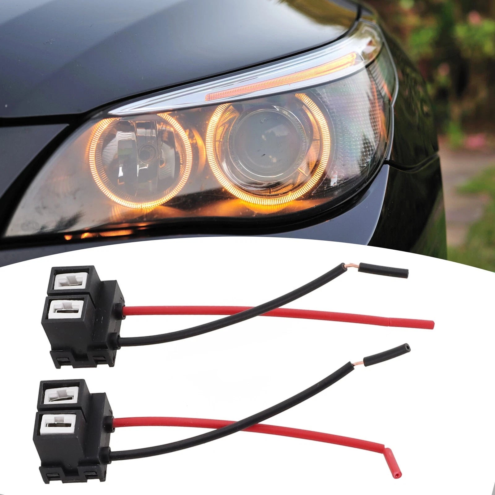 H7 Lamp Holder Bracket Harness for Auto (LED)