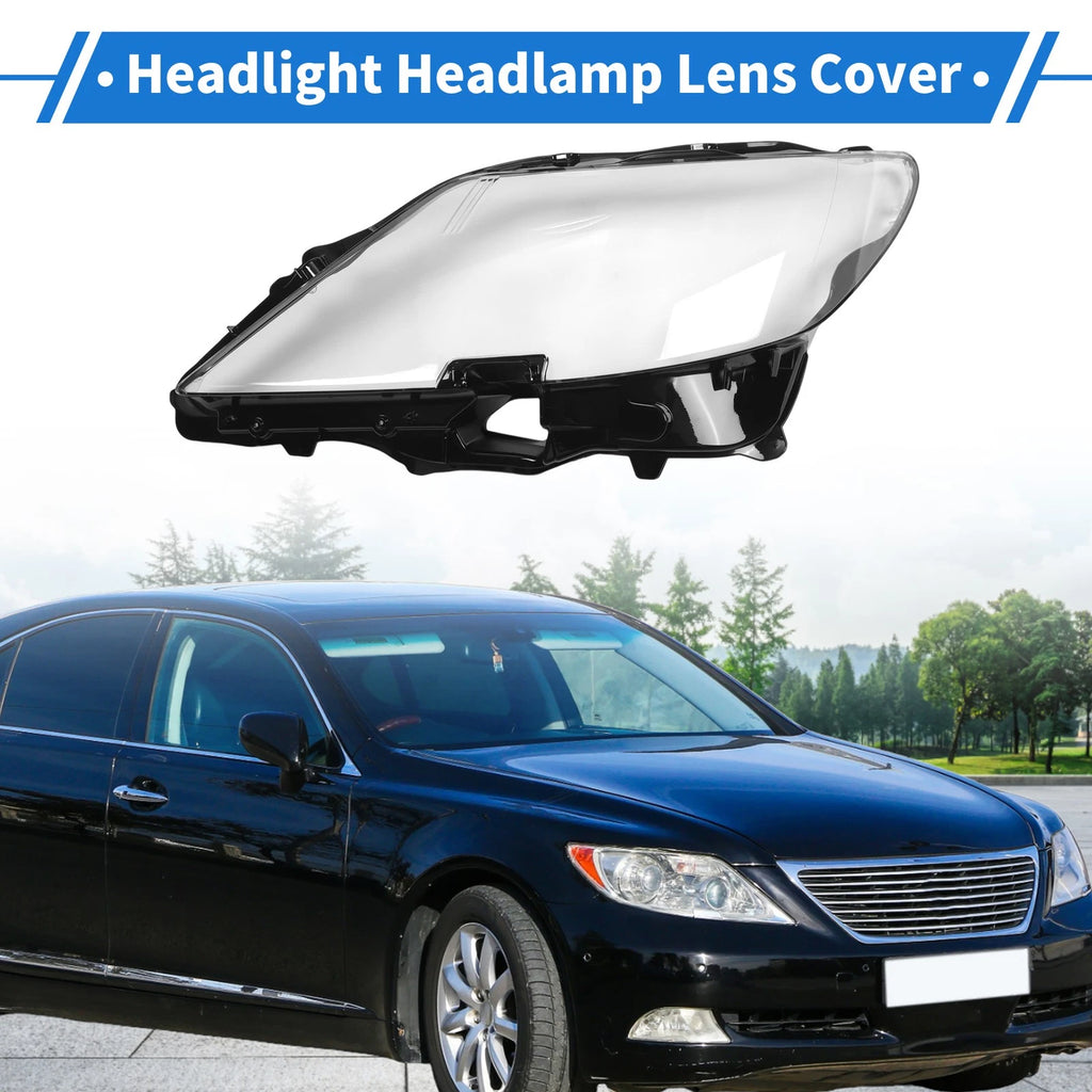 1 Pcs Headlight Lens Cover Front Left Replacement for Lexus LS460 (2007–2009)
