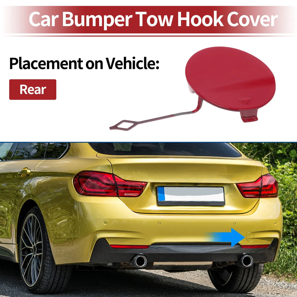 Rear Tow Hook Cover Replacement for BMW 428i Coupe (2014–2016)