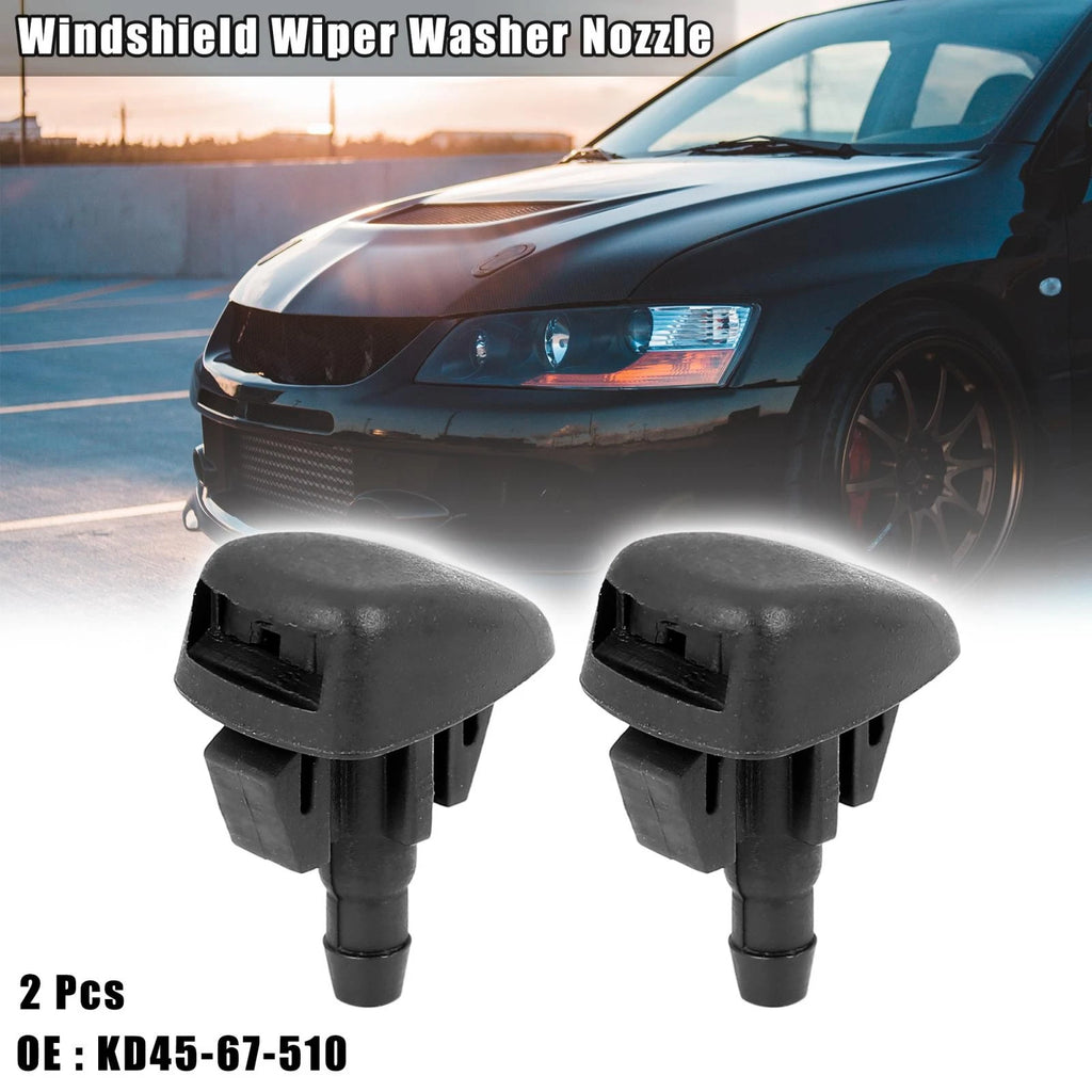 2pcs Windshield Washer Nozzle Jet Replacement for Mazda 3 6 CX-5 CX-9 (2014–2021)