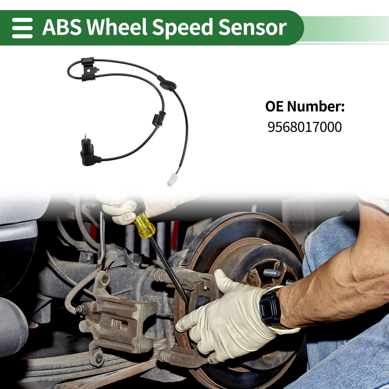 ABS Wheel Speed Sensor Front Replacement for Hyundai Matrix (2001–2010)