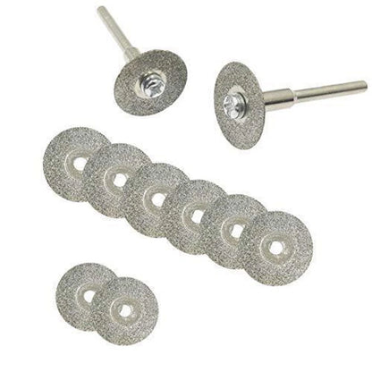 12Pcs Cutting Disc Set for Rotary Tool - Glass, Tile, Metal