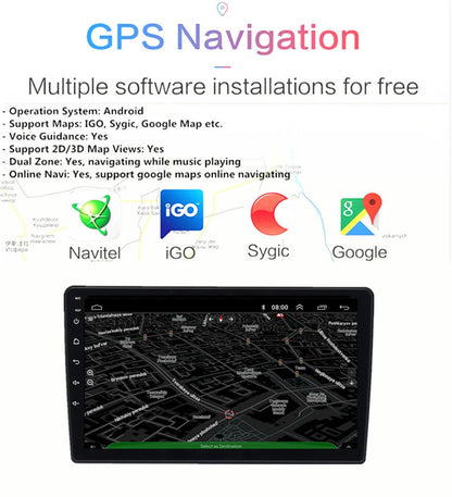 9'' Carplay Android Stereo GPS Navigation for Saab 9-5 (2005–2009)