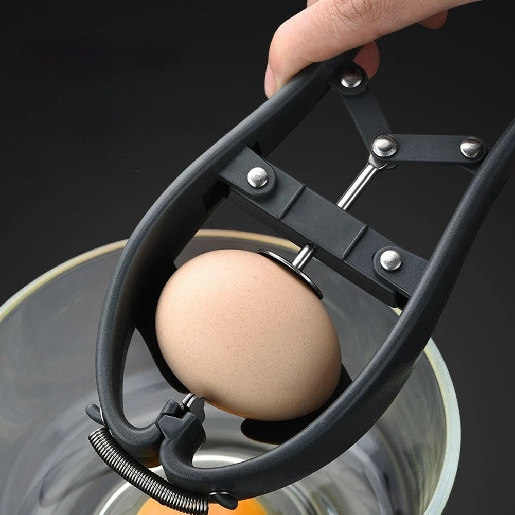 2X Egg Opener Tool with Automatic Cracking and Separator for Kitchen