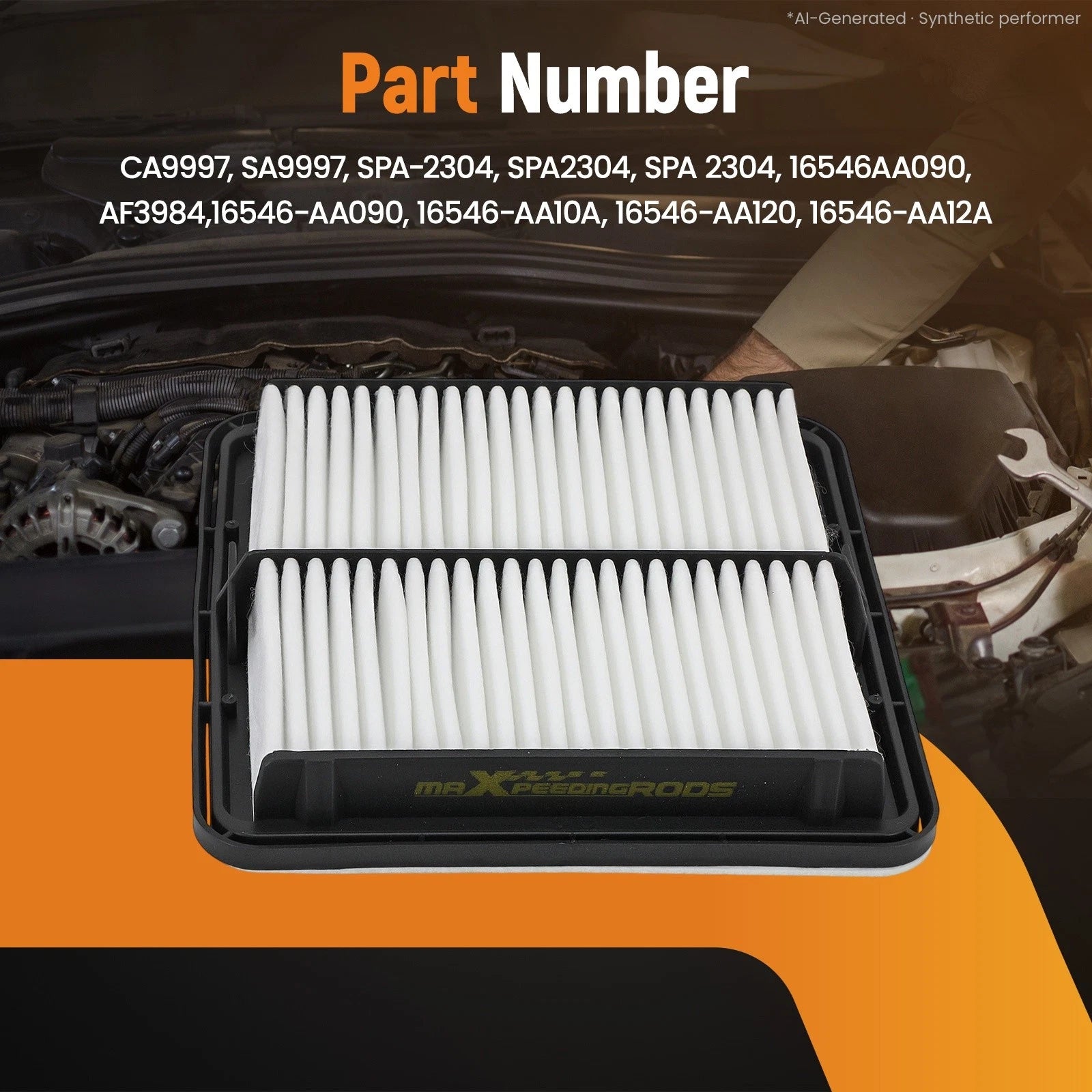 Engine Air Filter for Subaru B9 Tribeca 3.0L 3.6L (2006–2014) CA9997 SA9997