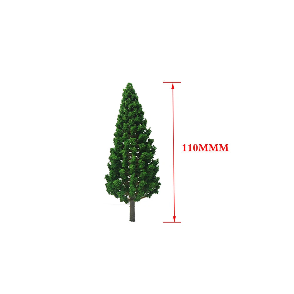 20pc Pine Trees for O Scale Model Train