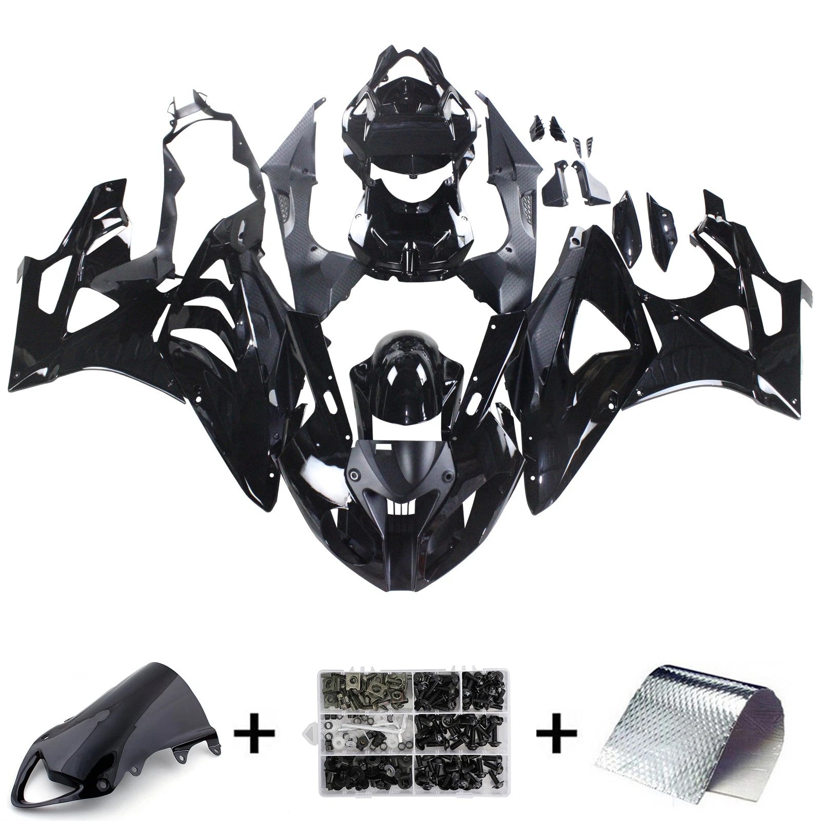 Injection Fairing Kit for BMW S1000RR (2009–2014) - ABS Plastic