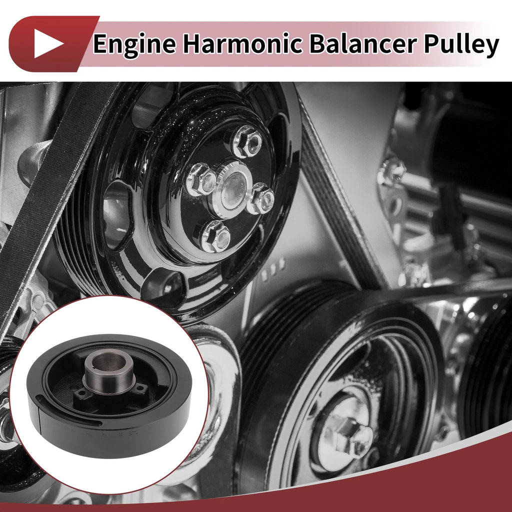 Engine Harmonic Balancer Crankshaft Pulley for Chevrolet C2500 (1991–1993)