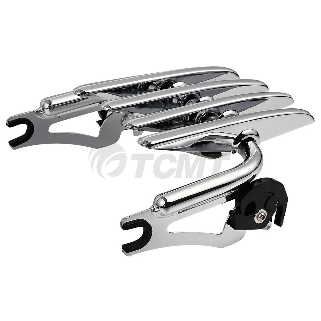 Chrome Stealth Luggage Rack & Docking Hardware for Harley Touring (2009–2013)