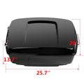 Trunk Backrest Pad Mount Rack for Harley Touring (1997–2008)