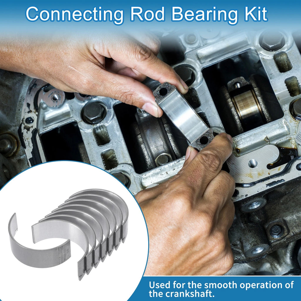 Connecting Rod Bearing Set Replacement for Hyundai Accent (1995–2000) 8 pcs