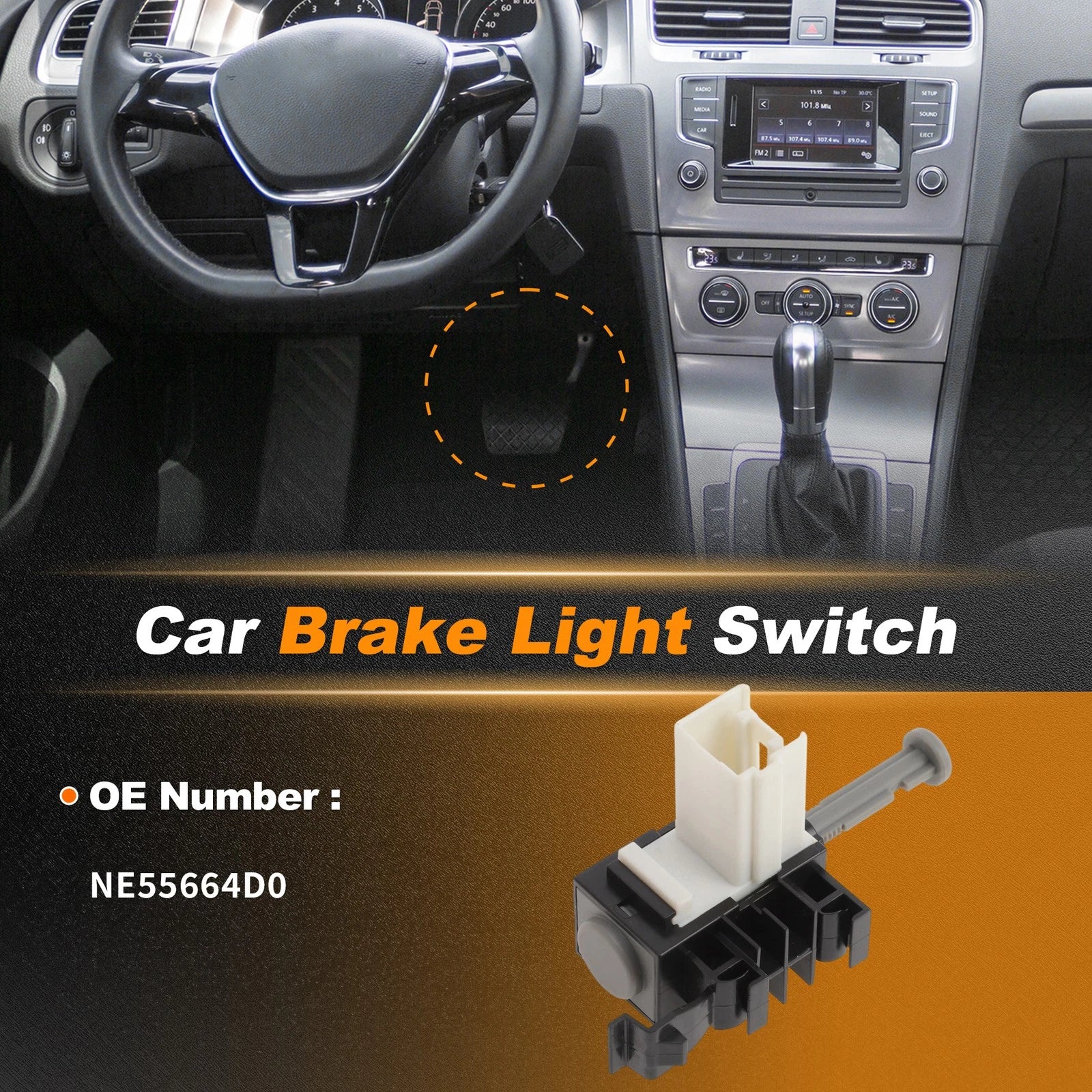 Brake Light Switch for Mazda 3 (2008–2014) NE55664D0