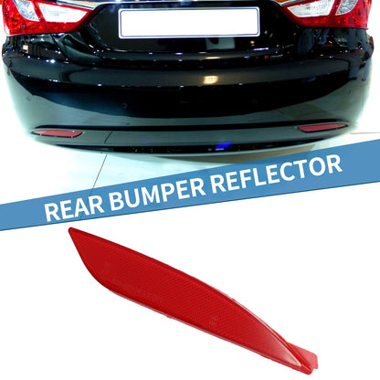 Rear Right Bumper Reflector No. 924063S000 for Hyundai Sonata (2011–2013) Red