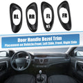 Set of 2 Interior Left Right Side Handle Covers for Chevy Trailblazer (2002–2009)