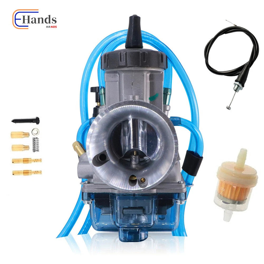 Carburetor w/ Throttle Cable for Honda Kawasaki Suzuki Yamaha PWK36mm (US Stock)