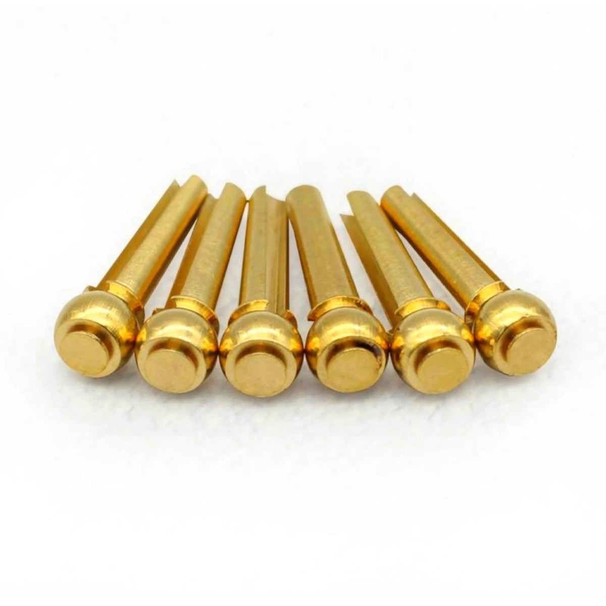 6Pcs Brass Bridge Pins for Acoustic Guitar (Universal Fit)
