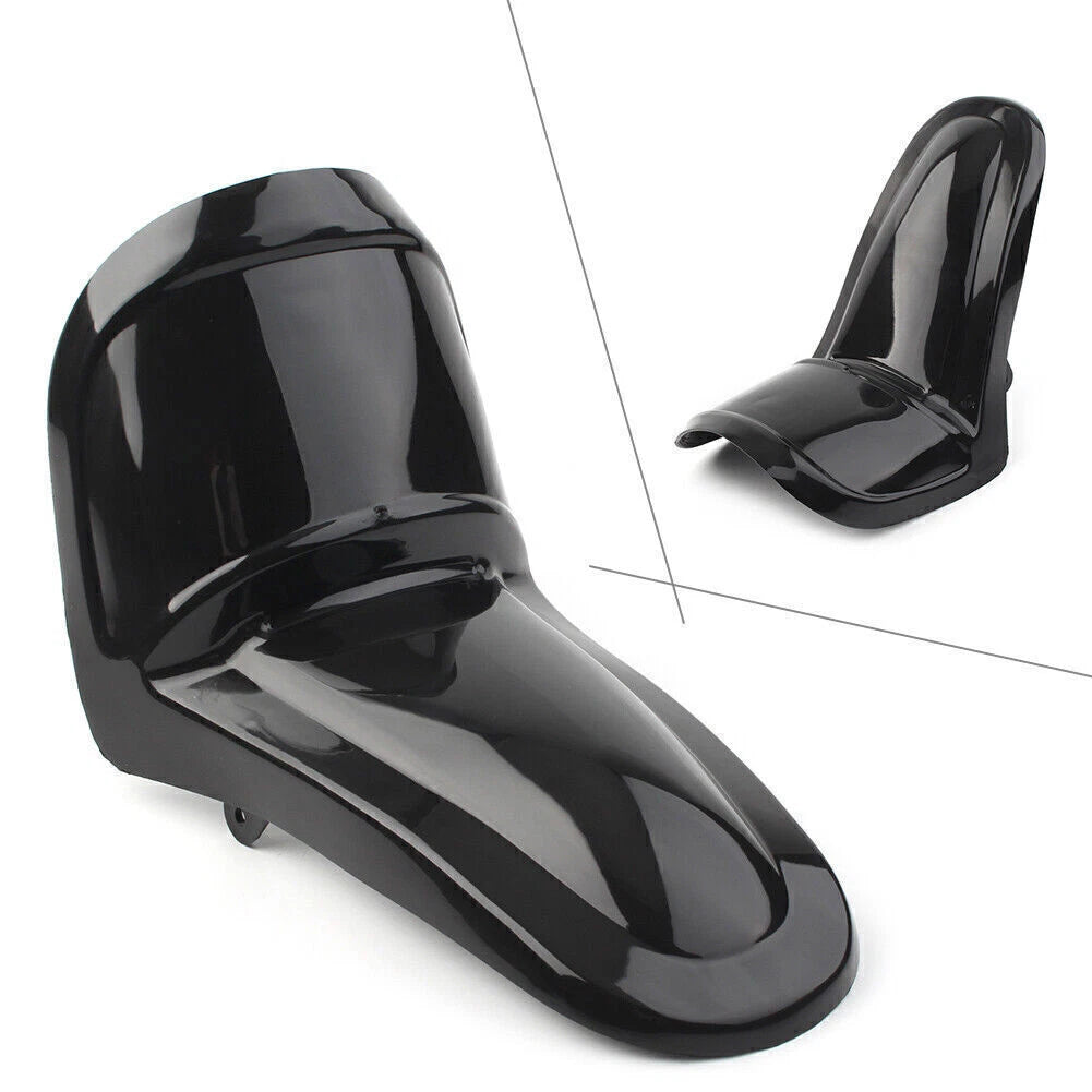 Front Fender Cover Mudguard for Yamaha PW50 (1999–2023) ABS Plastic Black
