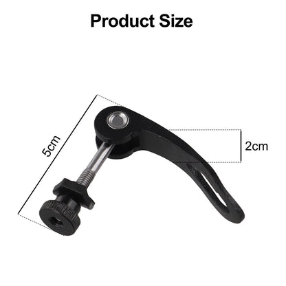 Aluminum Alloy Bike Seatpost Clamp M5 Thread - Black