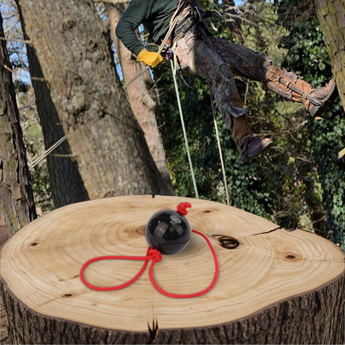 Tree Ball Rope Retriever Friction Saver Guide Ring for Outdoor Use
