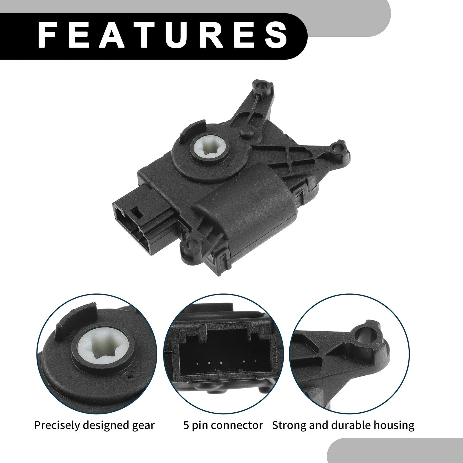 HVAC Heater Blend Door Actuator Replacement for Volkswagen Tiguan (2017–2018)