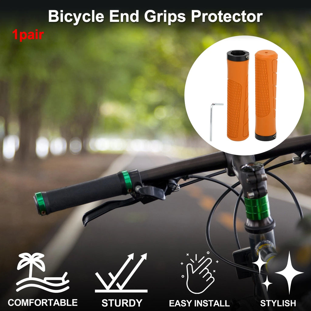 Bike Handlebar Grips 135mm Replacement Soft End Covers for MTB Pair (1)