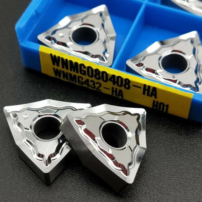 10pcs WNMG080408HA Carbide Inserts for Aluminum Cutting