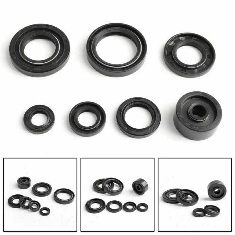 Engine Cylinder Oil Seal Rebuild Kit for Yamaha DT125E DT125 DT125R (1989–1996)