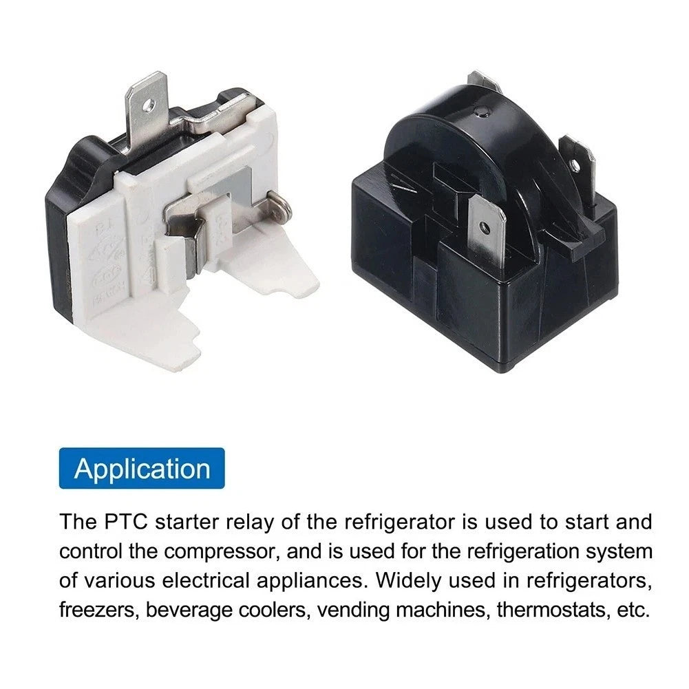 3 Pin 47 Ohm PTC Relay for Refrigerator and Compressor Starting Control