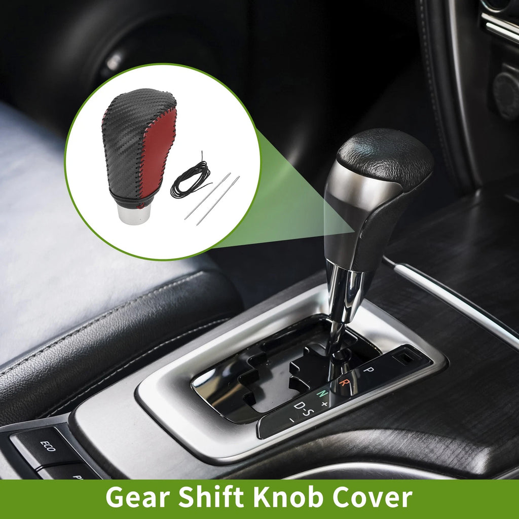 Gear Shift Knob Cover Replacement for Honda Civic (2016–2021) Carbon Fiber