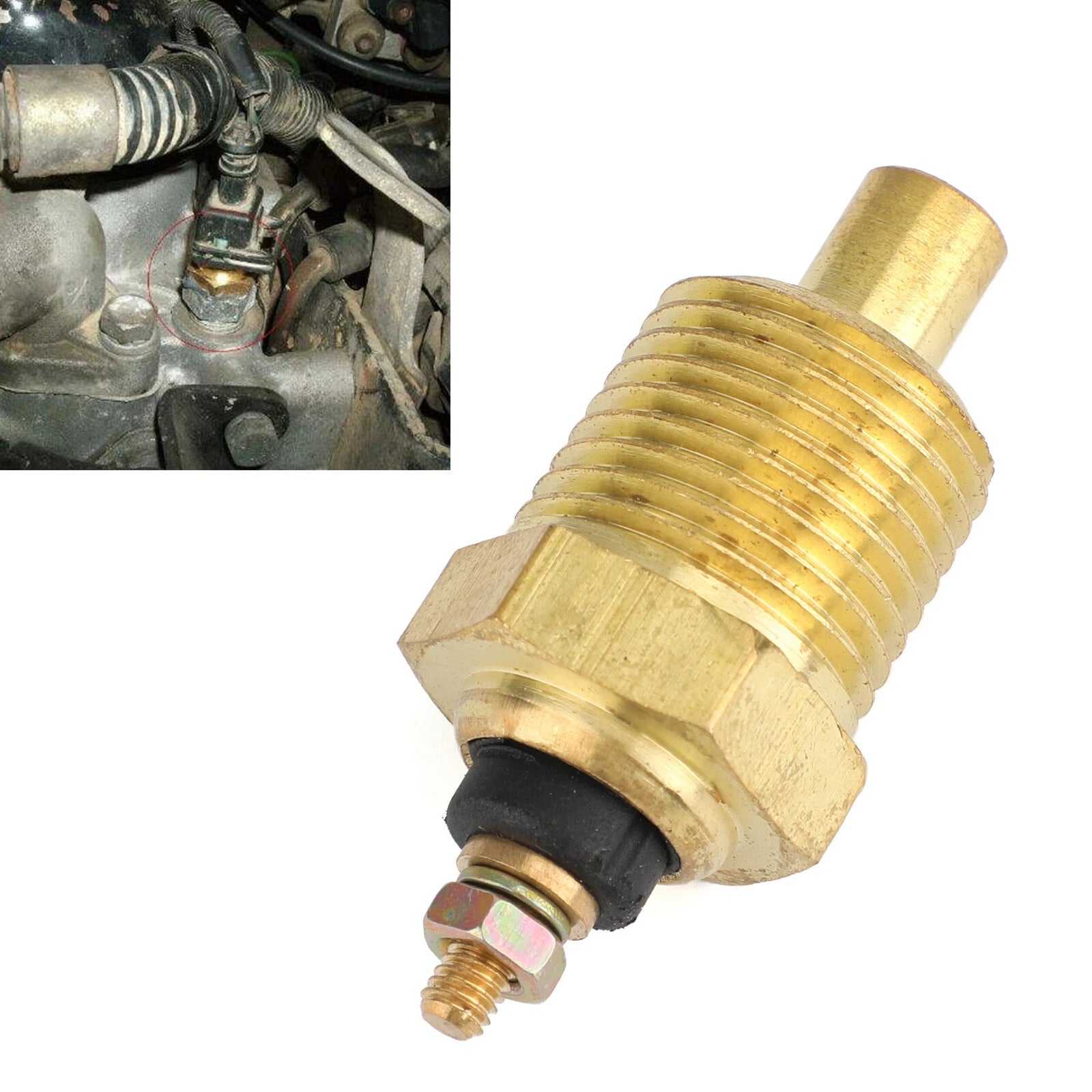 1/2" Temperature Sender Sensor for Mercruiser V6 V8 (4.3–8.2)