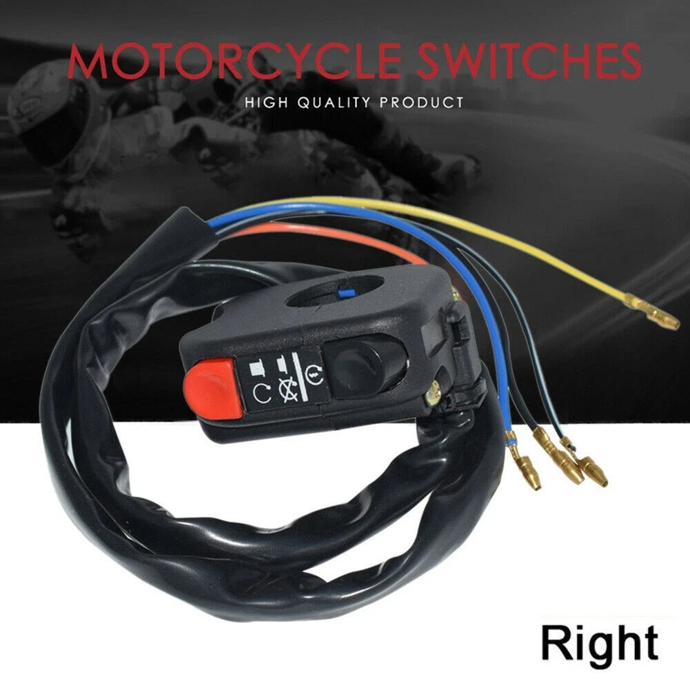 12V Motorcycle Power On-Off Switch for 22mm Handlebar (Universal)