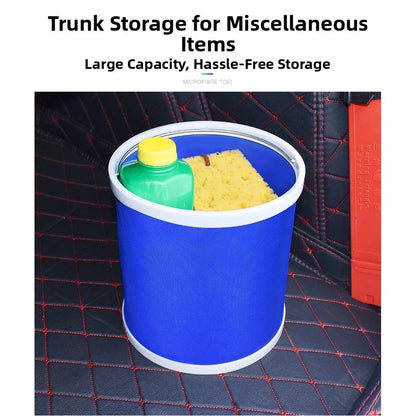 Foldable Portable Car Wash Bucket for Travel Use