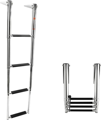 4 Step Stainless Steel Telescoping Boat Ladder for Amarine Made