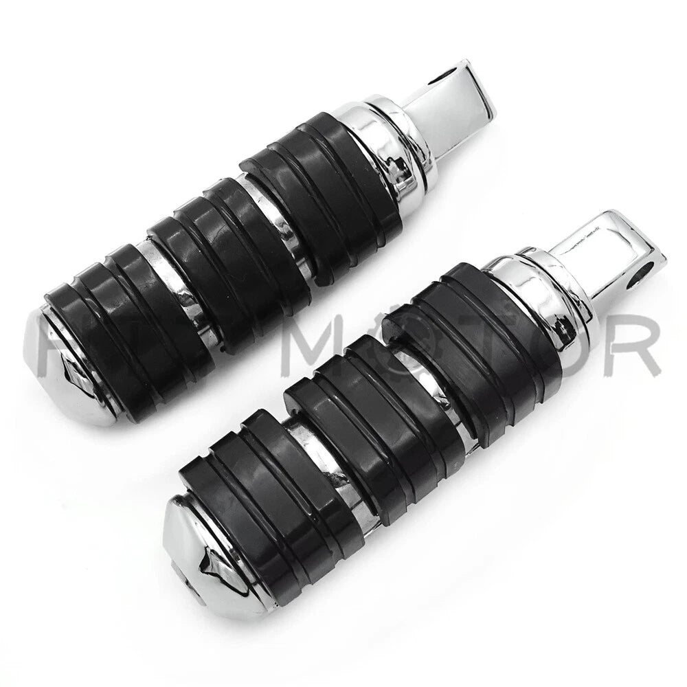 Chrome Foot Pegs for Victory Hammer Vegas 8 Ball (Front & Rear)