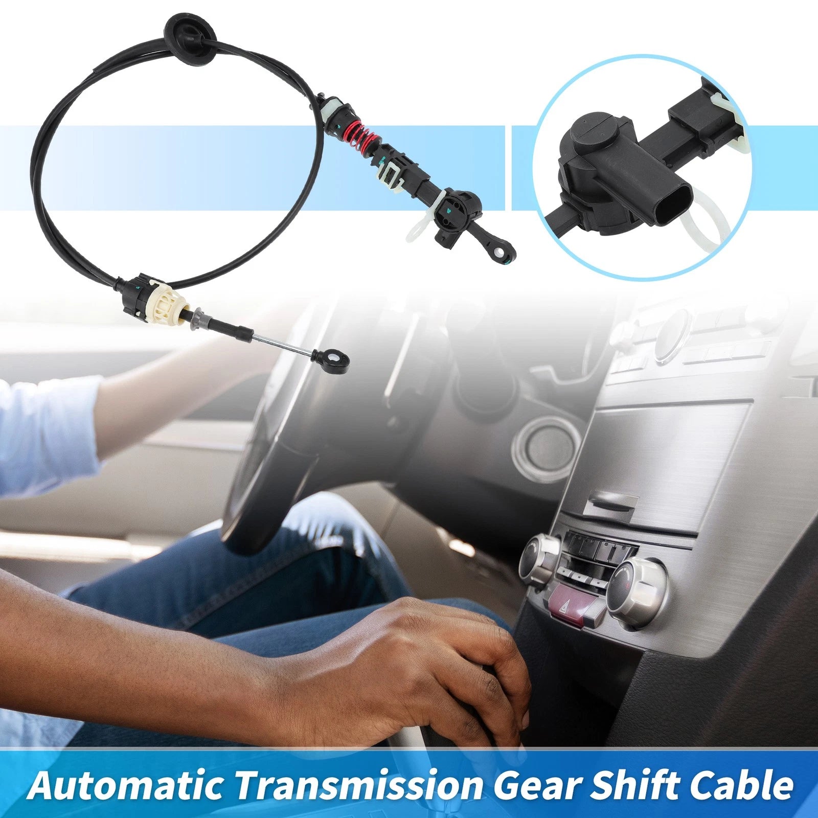 Auto Trans Gear Shift Cable Replacement for Dodge Ram 1500 2500 3500 (2003–2010)