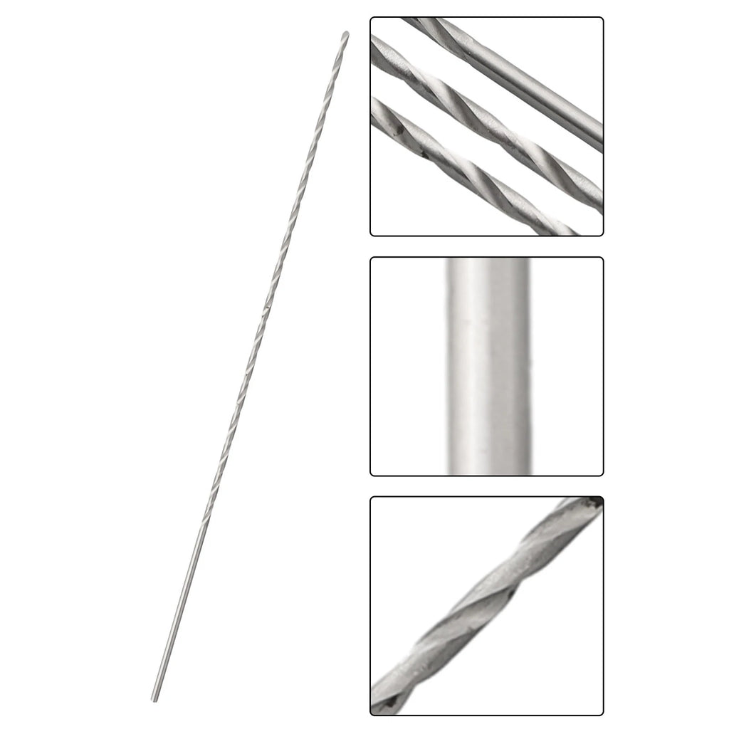 Drill Bit Set for Woodworking (200mm, 2mm, 8mm, 9mm, 10mm)