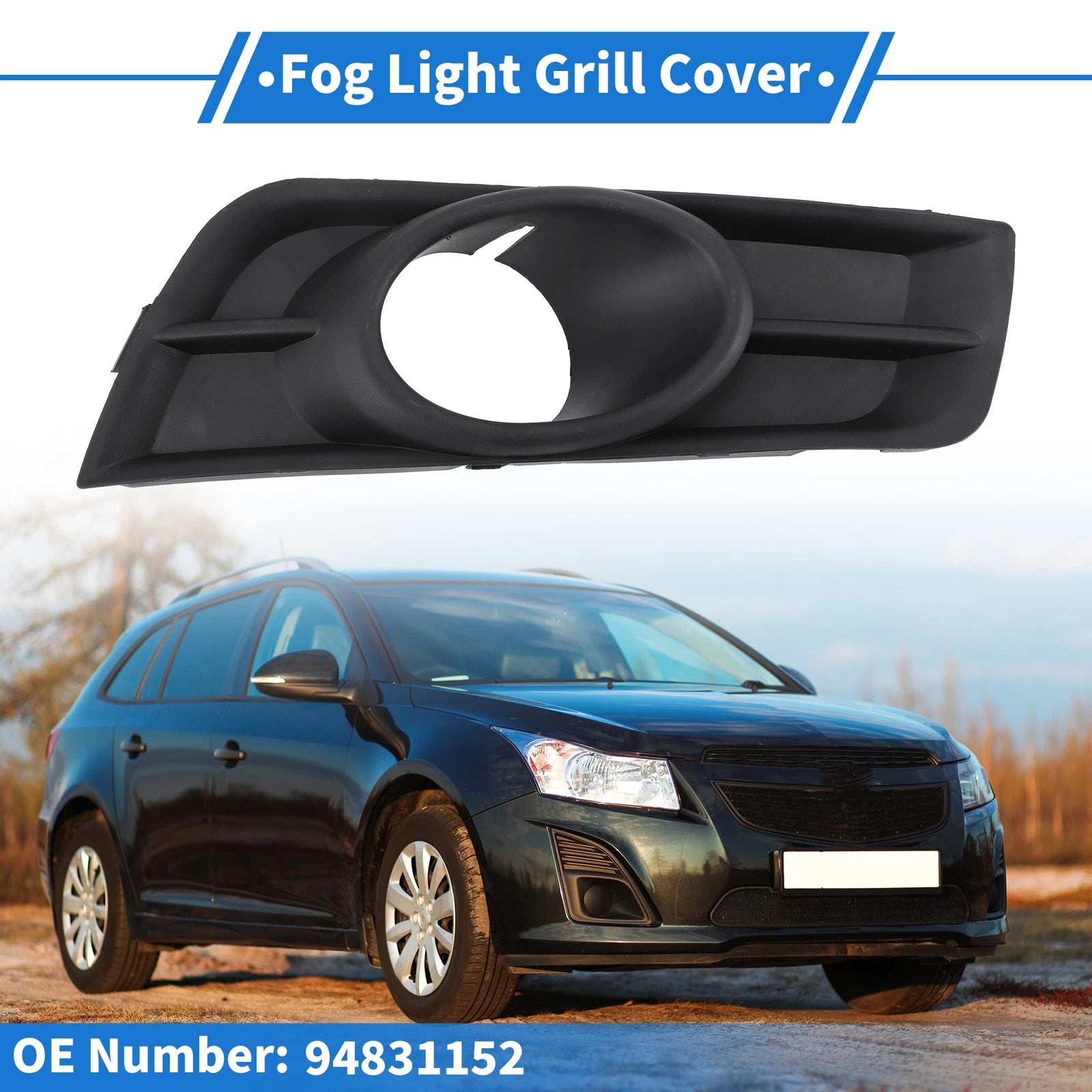 Front Right Fog Light Grill Replacement for Chevrolet Cruze (2011–2015)