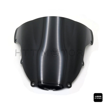 Double Bubble Windshield for Kawasaki ZX 6R 636 (2003–2004) Black